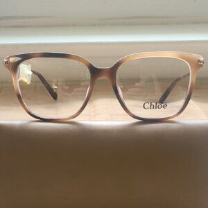 NEW & AUTHENTIC GLASSES CHLOE MODEL 2707, SIZE 52-16-135, C/232 TORTOISE
